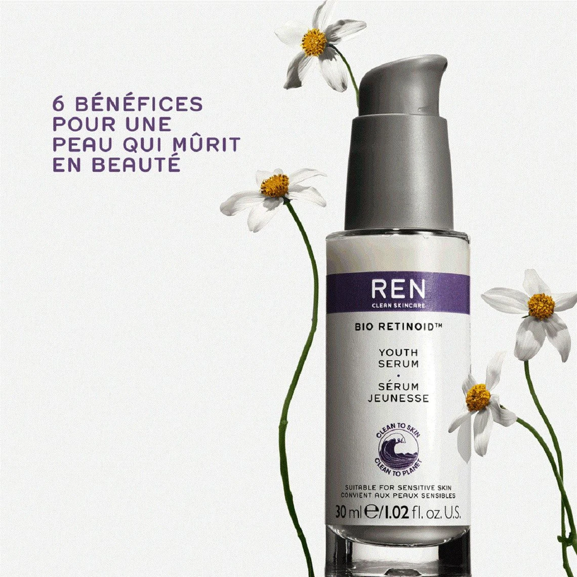 Ren Sérum Bio Jeunesse – Retinoid 30ml 5 Ren Sérum Bio Jeunesse – Retinoid 30ml – Image 3