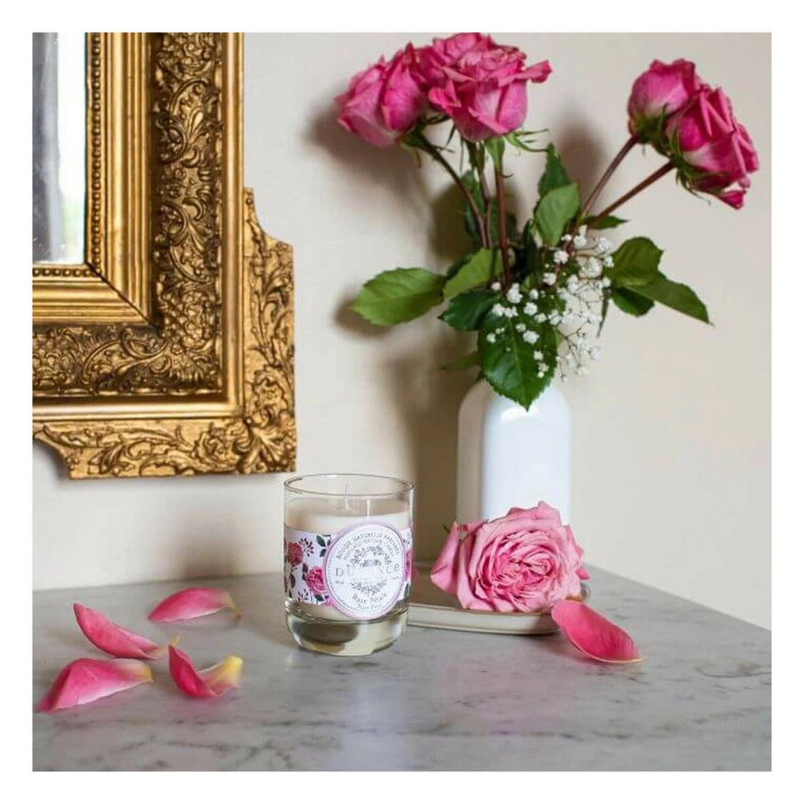 Bougie Naturelle Parfumée Rose Pétale 5 Bougie Naturelle Parfumée Rose Pétale – Image 3