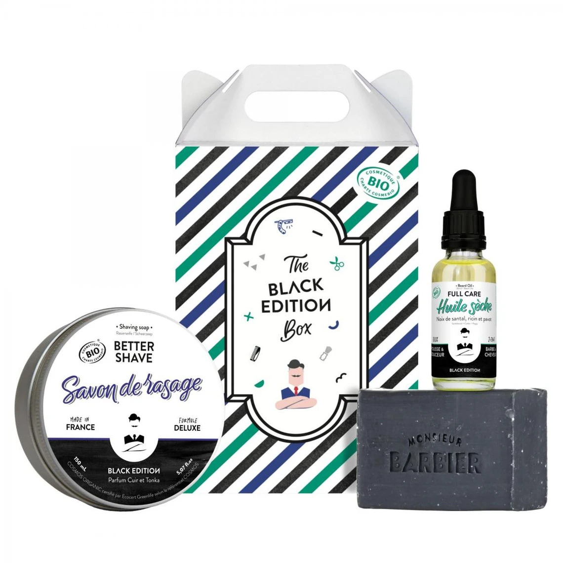 Coffret De Soin Visage & Barbe Black Edition 180 Ml 4 Coffret De Soin Visage & Barbe Black Edition 180 Ml – Image 2