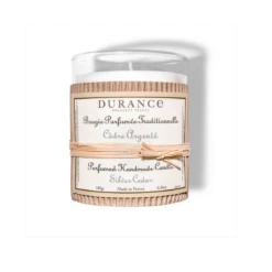 Bougie Traditionnelle DURANCE Parfum Cèdre Argenté SWANN 180 G