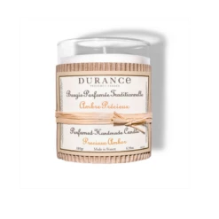 Bougie Traditionnelle DURANCE Parfum Ambre Précieux SWANN 180 G