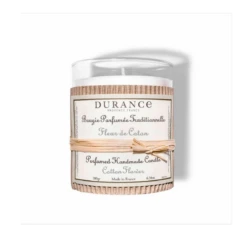 Bougie Traditionnelle DURANCE Parfum Fleur De Coton SWANN 180 G