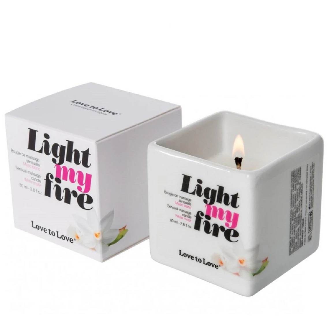 Love To Love LIGHT MY FIRE - MUSC BLANC 80ml 4 Love To Love LIGHT MY FIRE - MUSC BLANC 80ml – Image 2