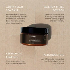 Gommage Exfoliant Pour Le Corps Aux Sels Marins - Vegan 300 G -Dermalogica Soldes Boutique vitaman gommage exfoliant pour le corps aux sels marins vegan 310 3 1140x1140